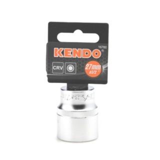 KENDO 16780 ลูกบ๊อกซ์ รู 1/2"-12P-27mm.