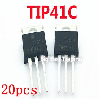 มอสเฟต TIP41C TO-220 100V 10A รับประกันคุณภาพ 20 ชิ้น