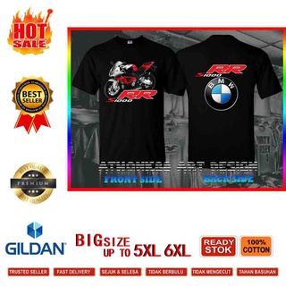 [S-5XL]Limeizhounew Xs-6Xl เสื้อยืดผ้าฝ้ายขนาดใหญ่สําหรับผู้ชาย Bmw S1000Rr Bmw Hp4 S1000Rr