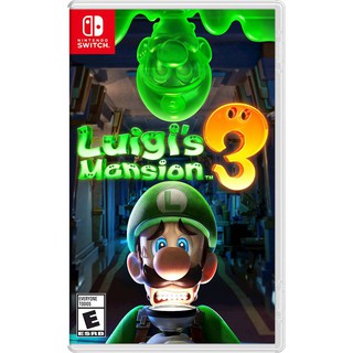 ผ่อนได้ 0% Luigis Mansion 3 for Nintendo switch ภาษาอังกฤษ แผ่นใหม่ในซีล ตรงปก