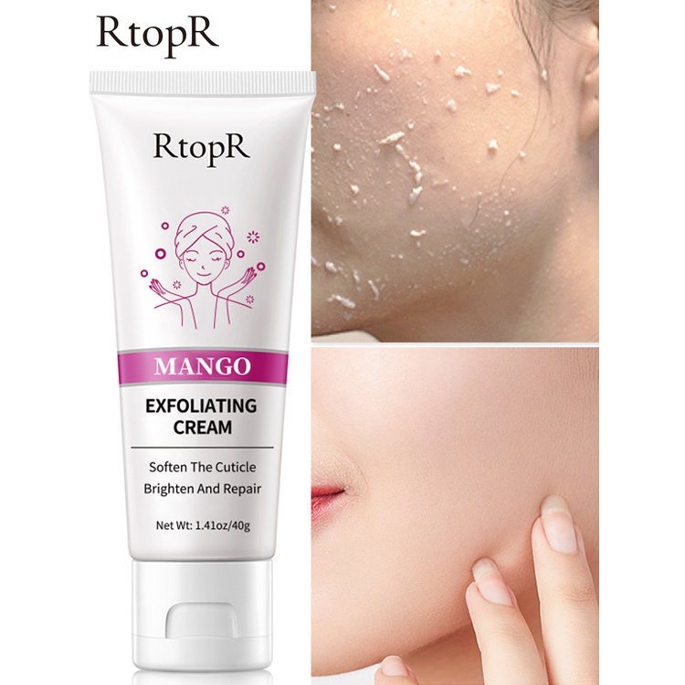 RtopR เจลมะม่วง ฮิตใน Tiktok RtopR Facial Exfoliating Cream เจลผลัดเซลล์ เจลขัดผิว Rtopr Mango ครีมเจลขัดผิว ขนาด 40g