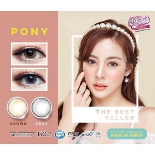 ส่งด่วนทุกวัน‼️คอนแทคเลนส์ Pony Brown - Pitchy Lens / Pretty Doll ขนาดบิ๊กอาย