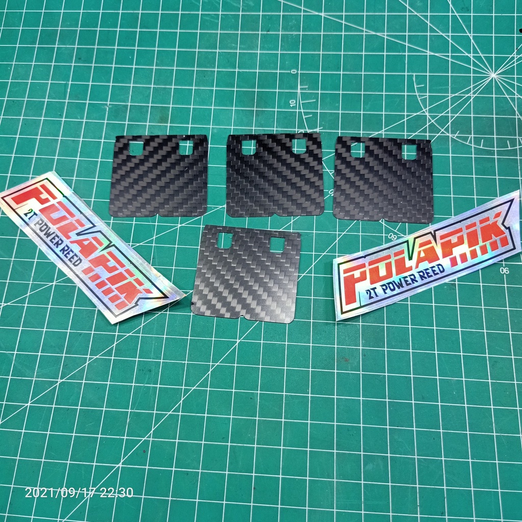 ลิ้นเมมเบรนคาร์บอน vforce 3 Rx King CARBON MEMBRANE TONGUE PLATE VFORCE 3 RXKING RX-KING RXS RXK RED