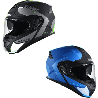 SMK HELMET หมวกกันน็อคยกคาง รุ่น GULLWING ลาย KRESTO