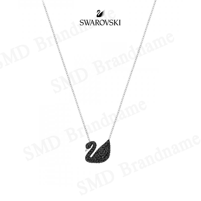 Swarovski สร้อยคอจี้หงส์ใหญ่สีดำ  รุ่น PENDANT JET HEM/RHS  Code: 5347329
