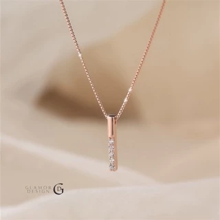 GLAMOR✨แทนคำมั่น ONE WORD สร้อยคอตัวอักษร สร้อยคอเงินแท้ สร้อยคอผู้หญิง สไตล์ใหม่ ขายดี