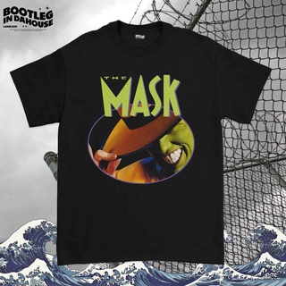 เสื้อยืด พิมพ์ลาย The Mask สไตล์วินเทจ | เสื้อเชิ้ต ลายภาพยนตร์ The MaskS-5XL