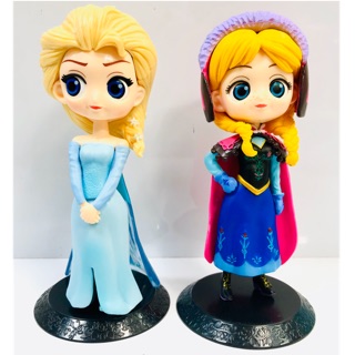 ของเล่นโมเดล Q posket Frozen Anna/Elsa