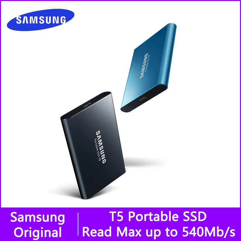 Samsung External HD Portable SSD T5 Ssd 1TB External Hard Drives 500GB
