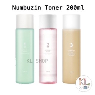 พร้อมส่ง Numbuzin Toner No.1 Goodbye Dead Cell/ No.2 Makeup Boosting/ No.3 Shining Essence Toner