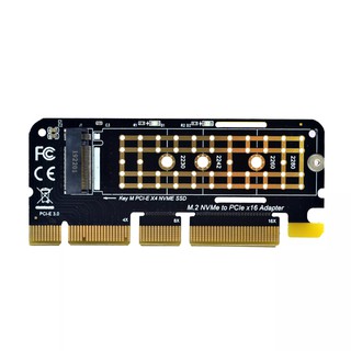 M.2 NVMe SSD To PCI-E X16 Converter Card NGFF M-Key M.2 PCIe PCI-Express X4/X8/X16