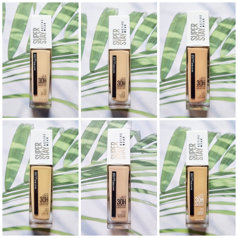 เมย์เบลลีน รองพื้น เนื้อแมท Super Stay Active Wear Liquid Foundation 30 ml up to 30 hour ซุปเปอร์สเตย์