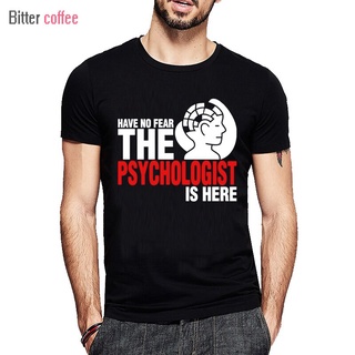 [COD]เสื้อยืดแขนสั้น พิมพ์ลาย Have No Fear The Psychologist Is Here แฟชั่นฤดูร้อน สําหรับผู้ชายS-5XL