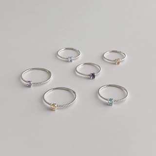 winterwinter silver925 : เครื่องประดับเงินแท้ เงินแท้925 แหวนเงินแท้ แหวนพลอย ทรงรี เล็กๆ มินิมอล น่ารัก