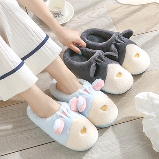 ส่งฟรี!! สลิปเปอร์น้องลาน้อย สีน่ารัก ขนนุ่ม พร้อมส่ง nampinkshop