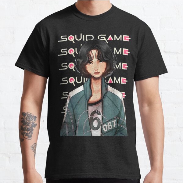 SQUID GAME เสื้อยืด 067 KANG SAE-BYEOK PLAYER COMBED 30S