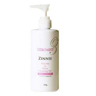 DR. SELECT ZINNIE เจลล้างหน้า และล้างเครื่องสำอาง ซินนี่ สูตรพลาเซนต้า อิน มอยส์ คลีนซิ่ง เจล ขนาด 300 กรัม / DR. SELECT