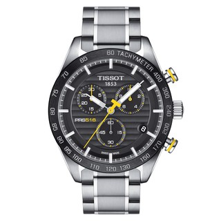 Tissot PRS 516 Quartz  ทิสโซต์ พีอาร์เอส 516 สีดำ เงิน T1004171105100 นาฬิกาผู้ชาย