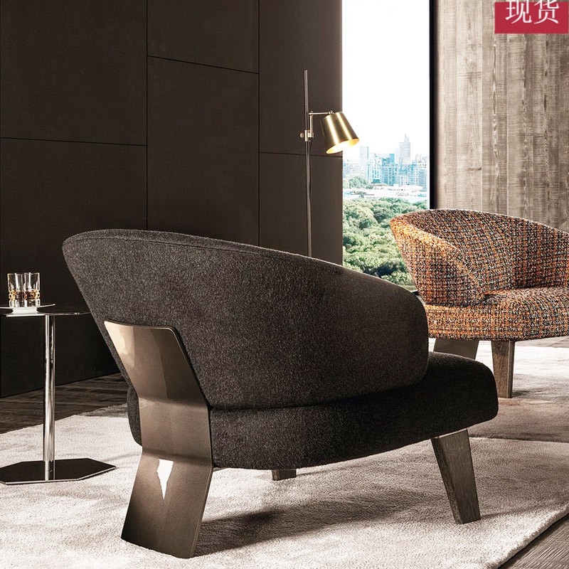 Italian Style Light Luxury Leisure, Swivel Armchair For Living Room