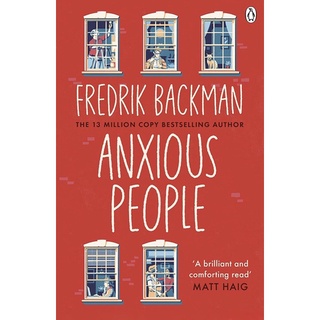 หนังสือภาษาอังกฤษ Anxious People: The No. 1 New York Times bestseller from the author of A Man Called Ove พร้อมส่ง