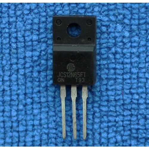 JCS12N65FT ของใหม่ แท้ ราคา/ 1 ชิ้น TO-220F 650V 12A MOS