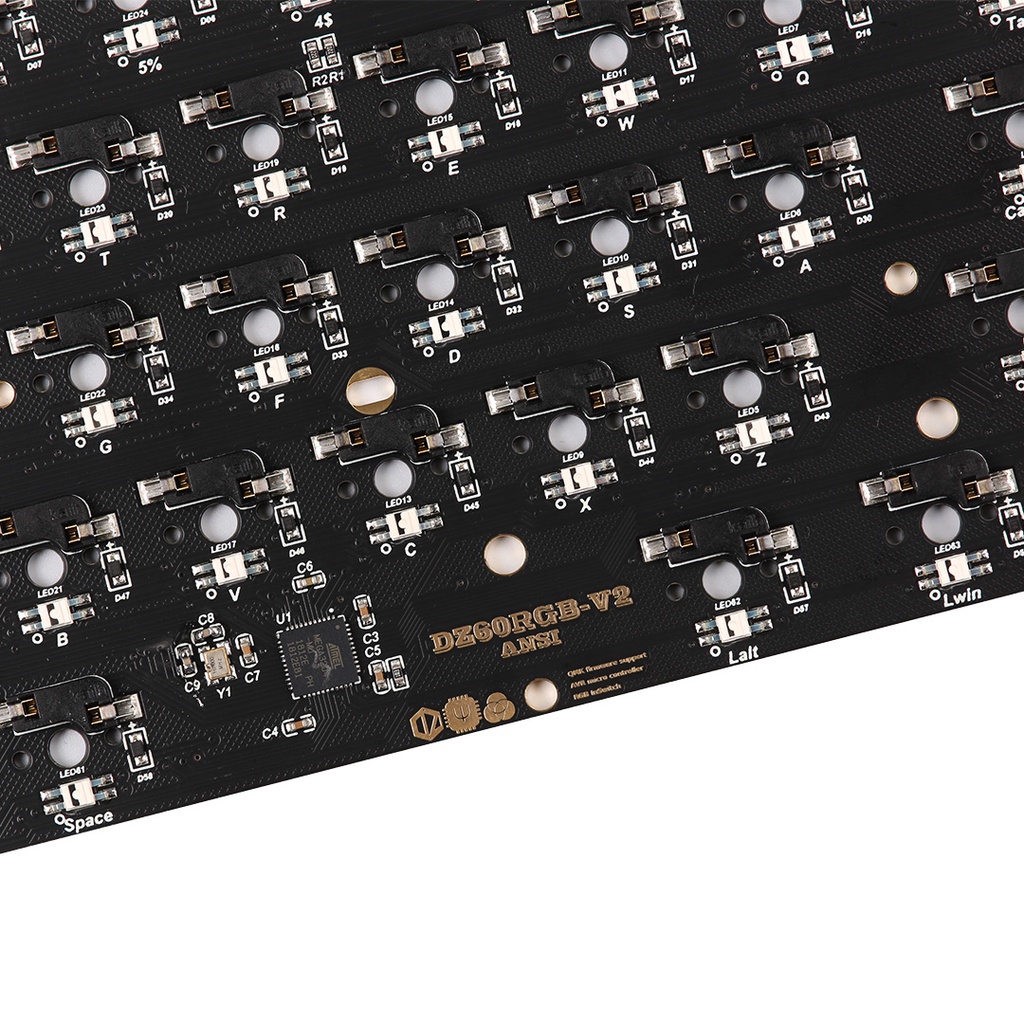 mechanical keyboard Customized accessories Dz60 rgb pcb hot-swappable ...