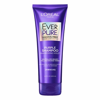 LOREAL Paris Ever Pure Purple Shampoo ลอรีอัล เอเวอร์เพียว เพอร์เพิล แชมพูม่วง 200 มล.