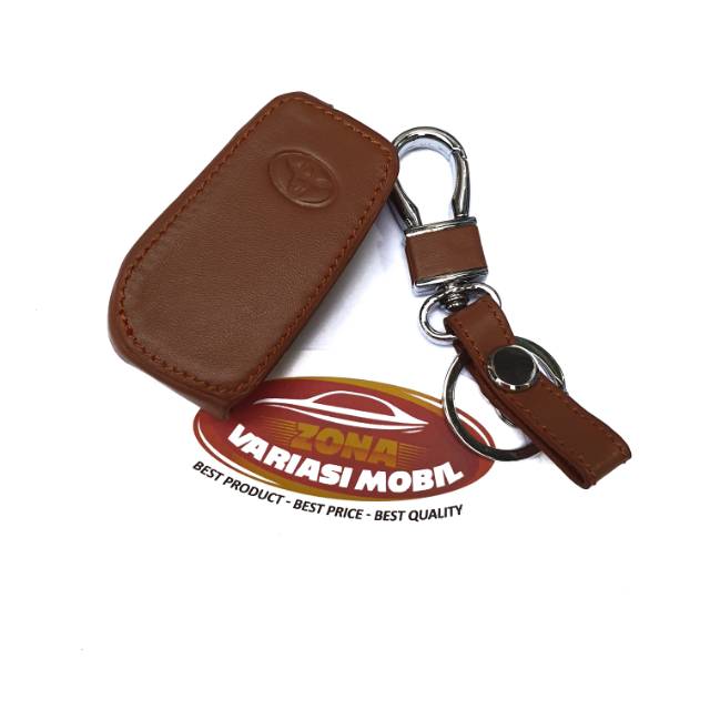 All New Innova Reborn VG Brown Leather Key Cover Innova Reborn