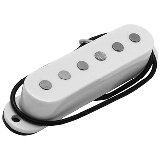 Belcat Alnico Single Coil Pickup (Bridge Position, Alnico, สีขาว) รุ่น BS-06A-B-WH