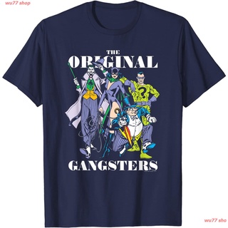 New Batman Original Gangsters T-Shirt แบทแมน เสื้อยืดผู้ชาย ดพิมพ์ลาย เสื้อยืดผ้าฝ้าย คอกลม ความนิยม sale