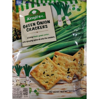 KENJI Green Onion Crackers 42 packs total weight 630g