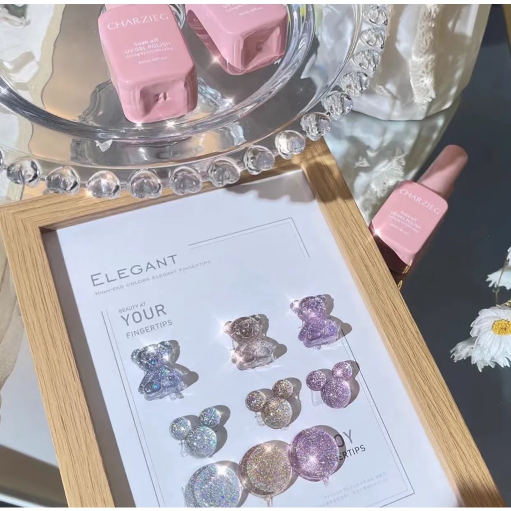 CHARZIEG E051สีเจลทาเล็บ Modelones 8MLสีเจล สีทาเล็บเจล ยาทาเล็บเจล - รูปที่ 3