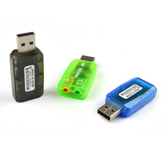 อะแดปเตอร์การ์ดเสียง 3D แปลง USB 5.1 เป็น 3.5 มม.