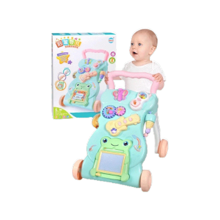 Huanger รถหัดเดิน รถผลักเดินกระดาน สีพาสเทล Baby walker ใส่น้ำถ่วงน้ำหนักได้ รถหัดเดิน รถผลักเดิน ของเล่นเด็ก