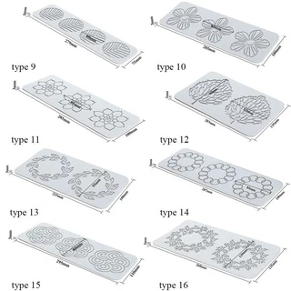 PULSEE เค้กลูกไม้แม่พิมพ์ Leaf แม่พิมพ์อบขนม Bakeware ซิลิโคน Mould