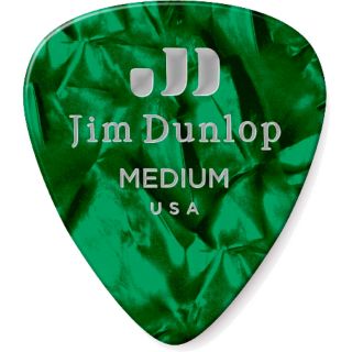 ปิ๊กกีต้าร์ Celluloid Jim Dunlop # Green pearl ปิ๊ก แท้ 100% ครบทุกความหนา