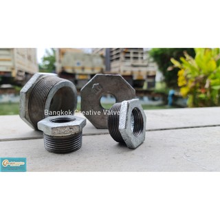ข้อต่อลดเหลี่ยมเหล็ก 1/2"x1/4" - 1"x3/4"