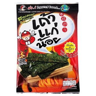 เถ้าแก่น้อย - สาหร่ายทอด รสสไปซี่บาร์บีคิว ขนาด 26 กรัม (แพ็ค)