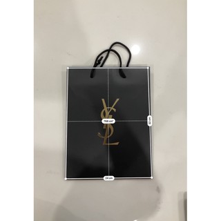 ถุง YSL ใหญ่ ถุงกระดาษ YSL 32 x 24 cm