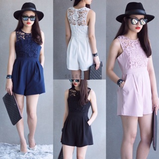 Selected Lace Jumpsuit