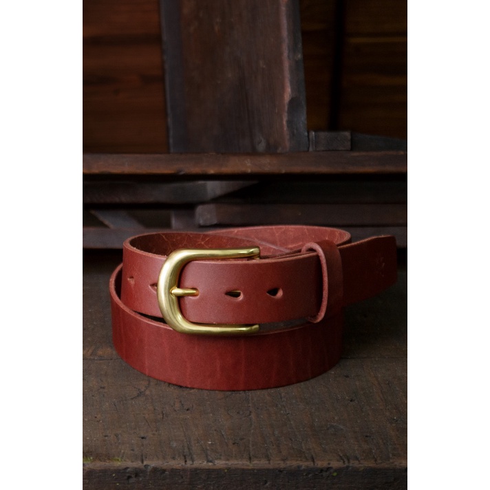 Simple&Raw - AC201 Rouger Belt (Redbrown)