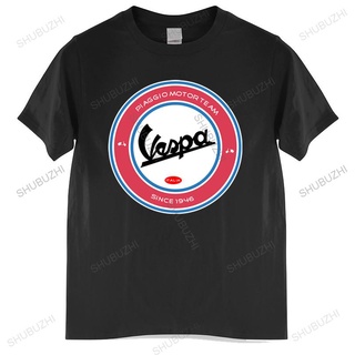 ถูกสุดๆเสื้อยืดลําลอง ผ้าฝ้าย แขนสั้น พิมพ์ลาย vespa ใส่สบาย เหมาะกับฤดูร้อน สไตล์คลาสสิก สําหรับผู้ชาย