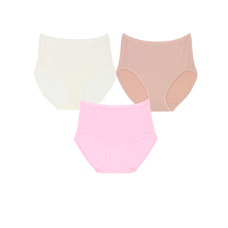 Wacoal Panty pack 3 ชิ้น กางเกงในวาโก้ รุ่น WU4M30/WQ6M30 คละสี (CP)