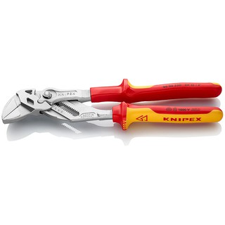 Knipex คีมประแจสำหรับขันน๊อต 10 นิ้ว ด้ามกันไฟ (8606250)