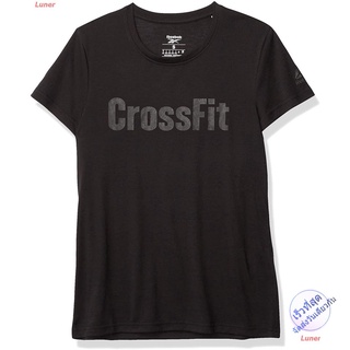 Luner เสื้อยืดยอดนิยม Reebok Mens Crossfit Read Tee Reebok Popular T-shirts