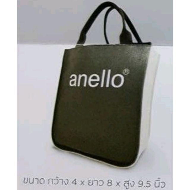 กระเป๋า Anello รุ่น Mini Tote Bag ของแท้ ของใหม่ 100% สีเทา