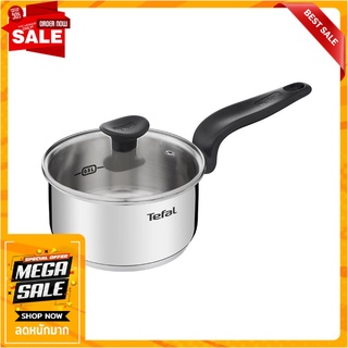 หม้อด้ามพร้อมฝาแก้ว 16 ซม. TEFAL PRIMARY IH เครื่องครัว SAUCEPAN WITH GLASS LID TEFAL PRIMARY IH 16CM