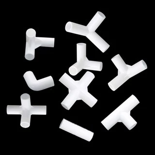 ภายใน 8/12/16 มม.ข้อศอกตรง 4-Way T Connector Multi-angle 3-Way PVC Joint 60/90/120/135 องศา DIY ตู้เสื้อผ้าเต็นท์ Fitting อะแดปเตอร์