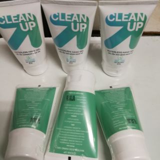 เจลล้างมือ  CLEAN UP WATERLESS HAND GER ALCOHOL  50ml คลีนอัพวอ เตอร์เลส แฮนด์เจล อย.11-1-6300004134