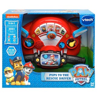 พวงมาลัยขับรถ VTech Paw Patrol Pups to The Rescue Driver